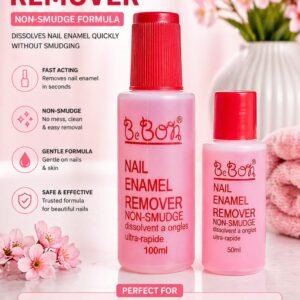 BEBON Nail Enamel Remover – Non-Smudge (25ml / 50ml)