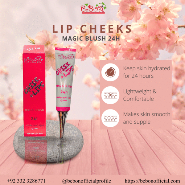BEBON Cheeks+ lips Magic Blush 24h