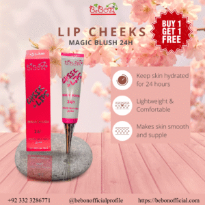 BEBON Cheeks+ lips Magic Blush 24h (Liquid Foam) Buy 1 Get 1 Free