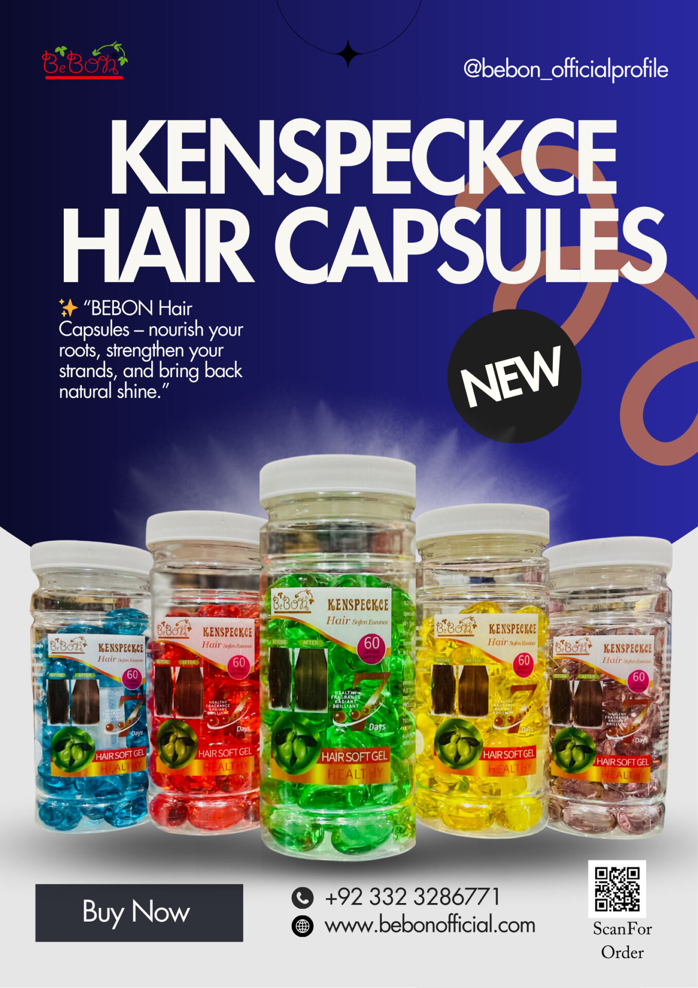 BEBON Hair Soften Essence SOFTEN ESSENCE CAPSULES